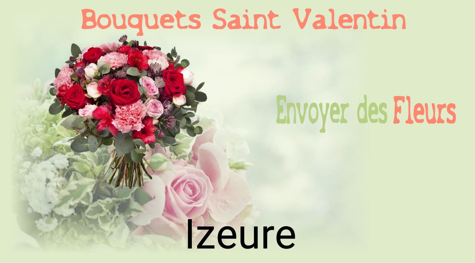 Roses de Saint-Valentin livrées à Izeure